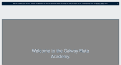 Desktop Screenshot of galwayfluteacademy.com